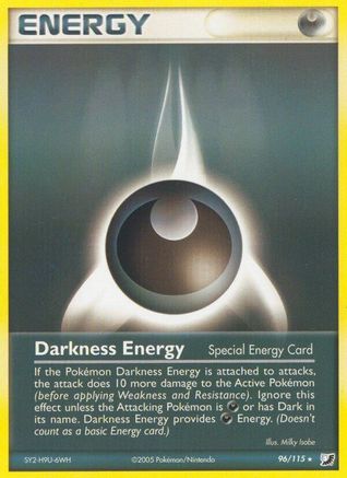 Darkness Energy (Special)  - Reverse Holofoil Unseen Forces - Rare