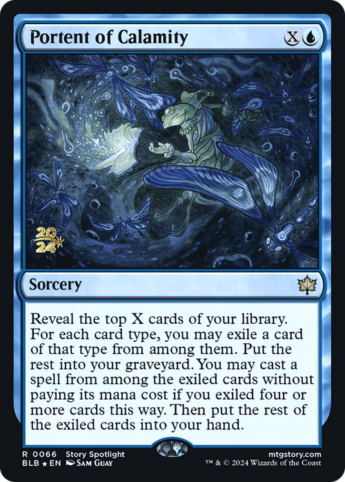 Portent of Calamity (PRE-066) - Bloomburrow Promos Foil