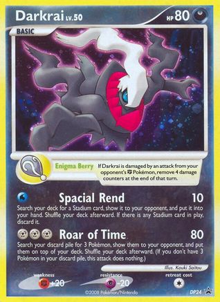 Darkrai - DP24  - Holofoil Diamond and Pearl Promos - Promo