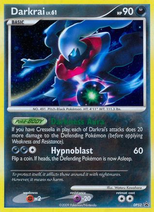 Darkrai - DP52  - Holofoil Diamond and Pearl Promos - Promo