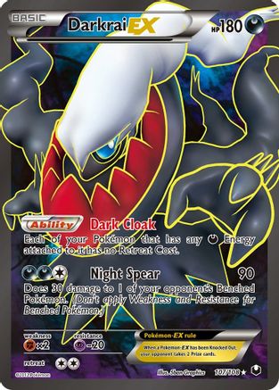 Darkrai EX (107 Full Art)  - Holofoil Dark Explorers - Ultra Rare