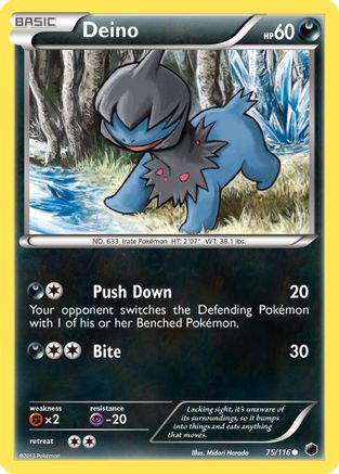 Deino (75)  - Reverse Holofoil Plasma Freeze - Common