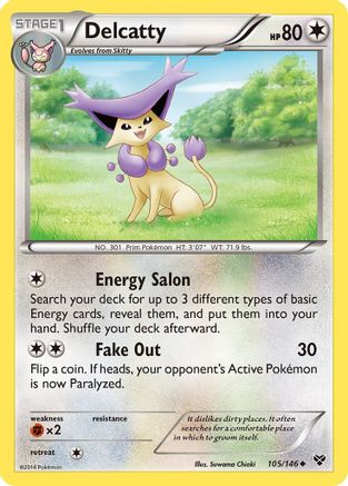 Delcatty  XY Base Set - Uncommon