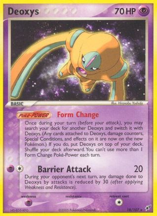 Deoxys (Defense Forme)  Deoxys - Rare
