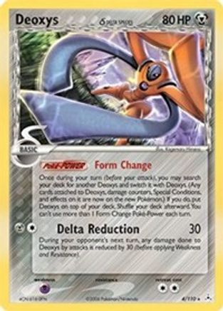 Deoxys (Delta Species - Defense Forme)  - Holofoil Holon Phantoms - Holo Rare