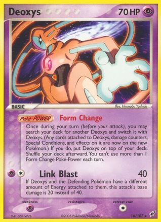 Deoxys (Normal Forme)  - Reverse Holofoil Deoxys - Rare