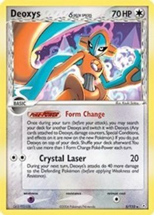 Deoxys (Delta Species - Normal Forme)  - Holofoil Holon Phantoms - Holo Rare