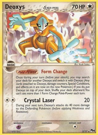 Deoxys (Delta Species) 002  - Holofoil POP Series 4 - Rare