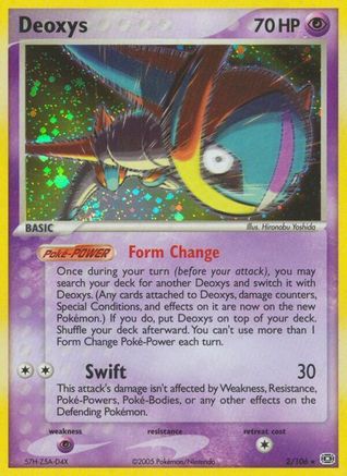 Deoxys (Speed Forme)  Emerald - Holo Rare
