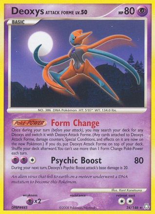 Deoxys Attack Forme  Legends Awakened - Rare