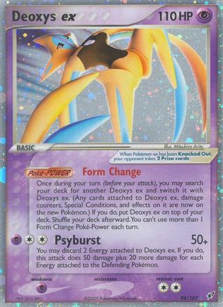Deoxys ex (Attack Forme)  - Holofoil Deoxys - Ultra Rare