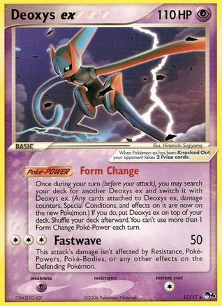 Deoxys ex  - Holofoil POP Series 4 - Ultra Rare
