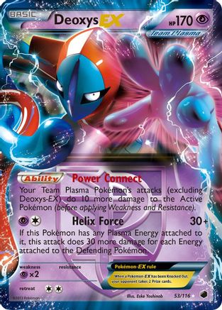 Deoxys EX (Team Plasma)  - Holofoil Plasma Freeze - Ultra Rare