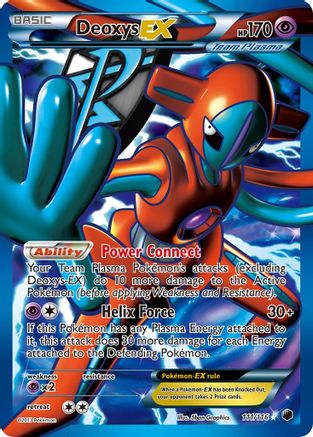 Deoxys EX (Team Plasma) (Full Art)  - Holofoil Plasma Freeze - Ultra Rare