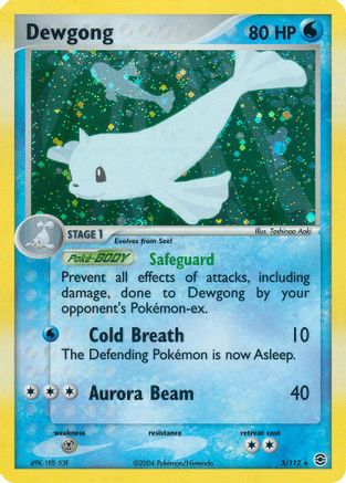 Dewgong  - Holofoil FireRed & LeafGreen - Holo Rare