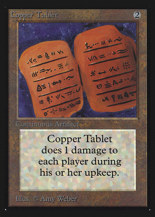 Copper Tablet (CE) (CED-) - Collectors' Edition