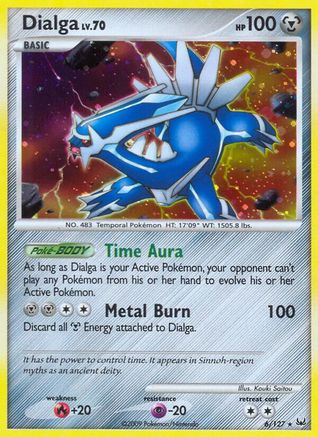 Dialga (6)  - Reverse Holofoil Platinum - Holo Rare
