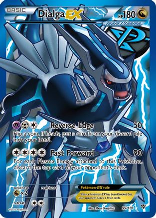 Dialga EX (Team Plasma) (99 Full Art)  - Holofoil Plasma Blast - Ultra Rare