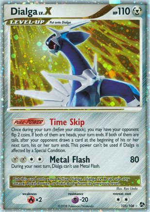 Dialga LV.X  - Holofoil Great Encounters - Ultra Rare