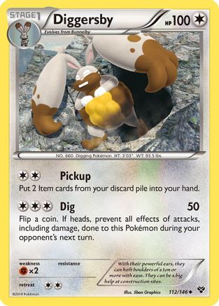 Diggersby  XY Base Set - Uncommon