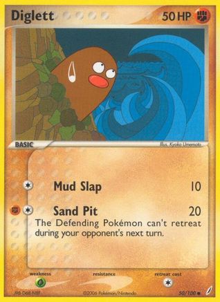 Diglett 050  Crystal Guardians - Common