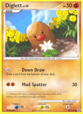 Diglett 085  Secret Wonders - Common