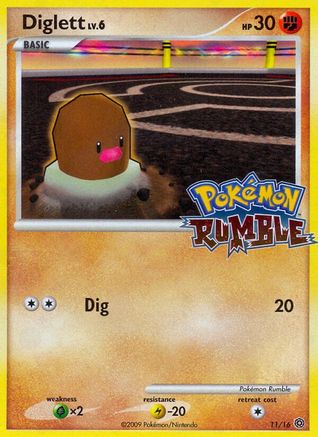 Diglett  Rumble - Promo