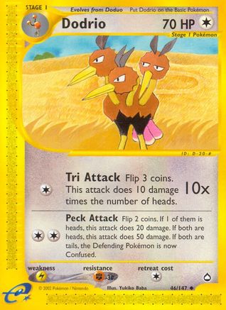 Dodrio  Aquapolis - Uncommon