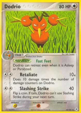 Dodrio  - Reverse Holofoil Hidden Legends - Uncommon