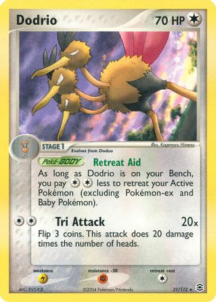 Dodrio/112  FireRed & LeafGreen - Rare