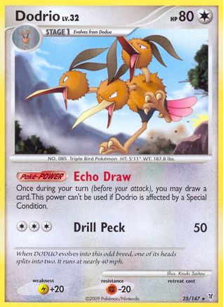 Dodrio  - Reverse Holofoil Supreme Victors - Rare