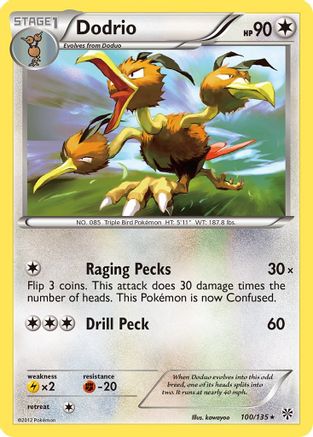 Dodrio  Plasma Storm - Rare