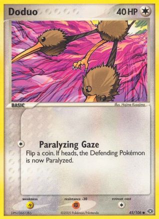 Doduo  Emerald - Common