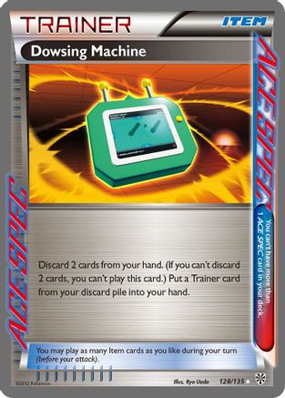 Dowsing Machine  - Holofoil Plasma Storm - Rare Ace