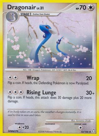 Dragonair 052  - Reverse Holofoil Legends Awakened - Uncommon