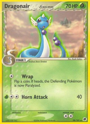 Dragonair (Delta Species)/101  Dragon Frontiers - Uncommon