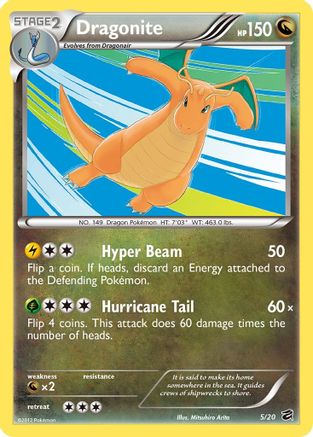 Dragonite 005  - Holofoil Dragon Vault - Holo Rare