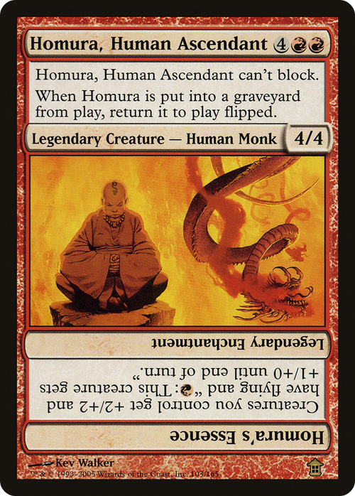 Homura, Human Ascendant (SOK-103) - Saviors of Kamigawa Foil
