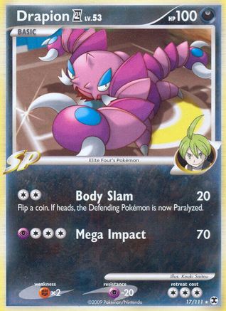 Drapion E4  - Reverse Holofoil Rising Rivals - Rare