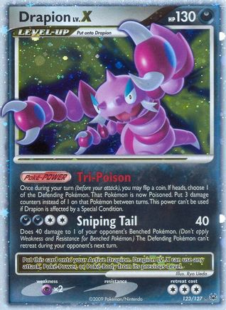 Drapion LV.X  - Holofoil Platinum - Ultra Rare