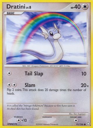 Dratini  - Reverse Holofoil Legends Awakened - Common