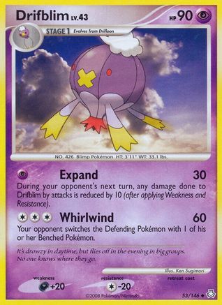 Drifblim  - Reverse Holofoil Legends Awakened - Uncommon