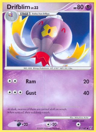 Drifblim  - Reverse Holofoil Supreme Victors - Uncommon