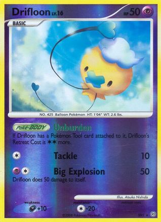 Drifloon (Shiny)  - Reverse Holofoil Stormfront - Shiny Holo Rare