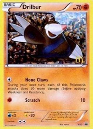 Drilbur - 8/12/12  - Holofoil McDonalds Promos 2012 - Promo