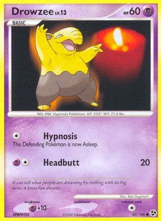 Drowzee  Great Encounters - Common