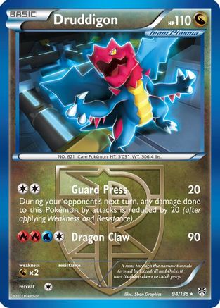 Druddigon (Team Plasma)  Plasma Storm - Rare