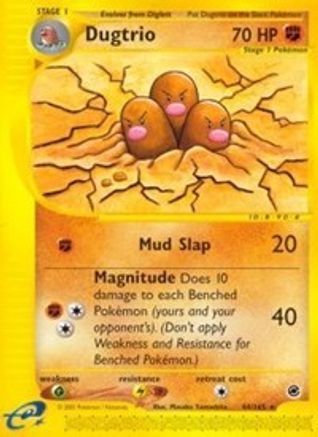 Dugtrio (44)  Expedition - Rare