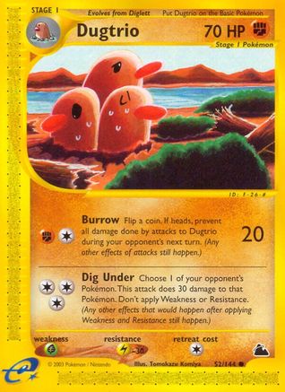 Dugtrio  Skyridge - Common