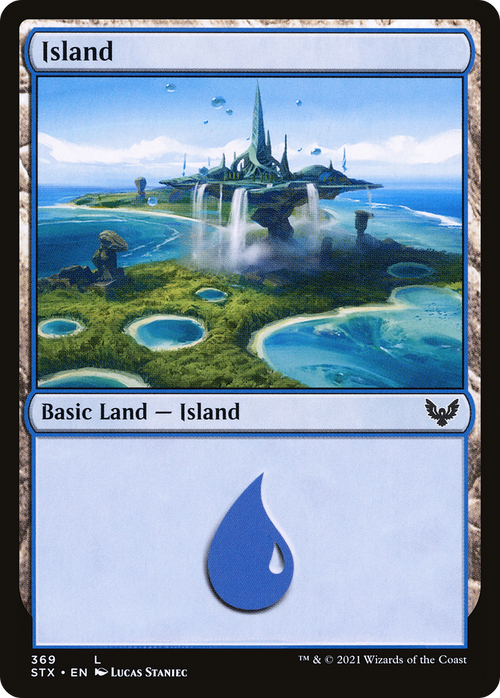 Island (369) (STX-369) - Strixhaven: School of Mages